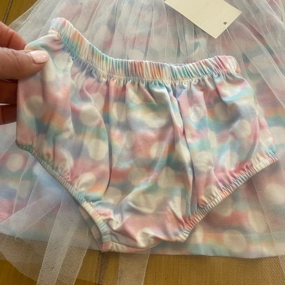 Infant Set Polka Pastel New 12-18 Months Pretty Andy & Evan